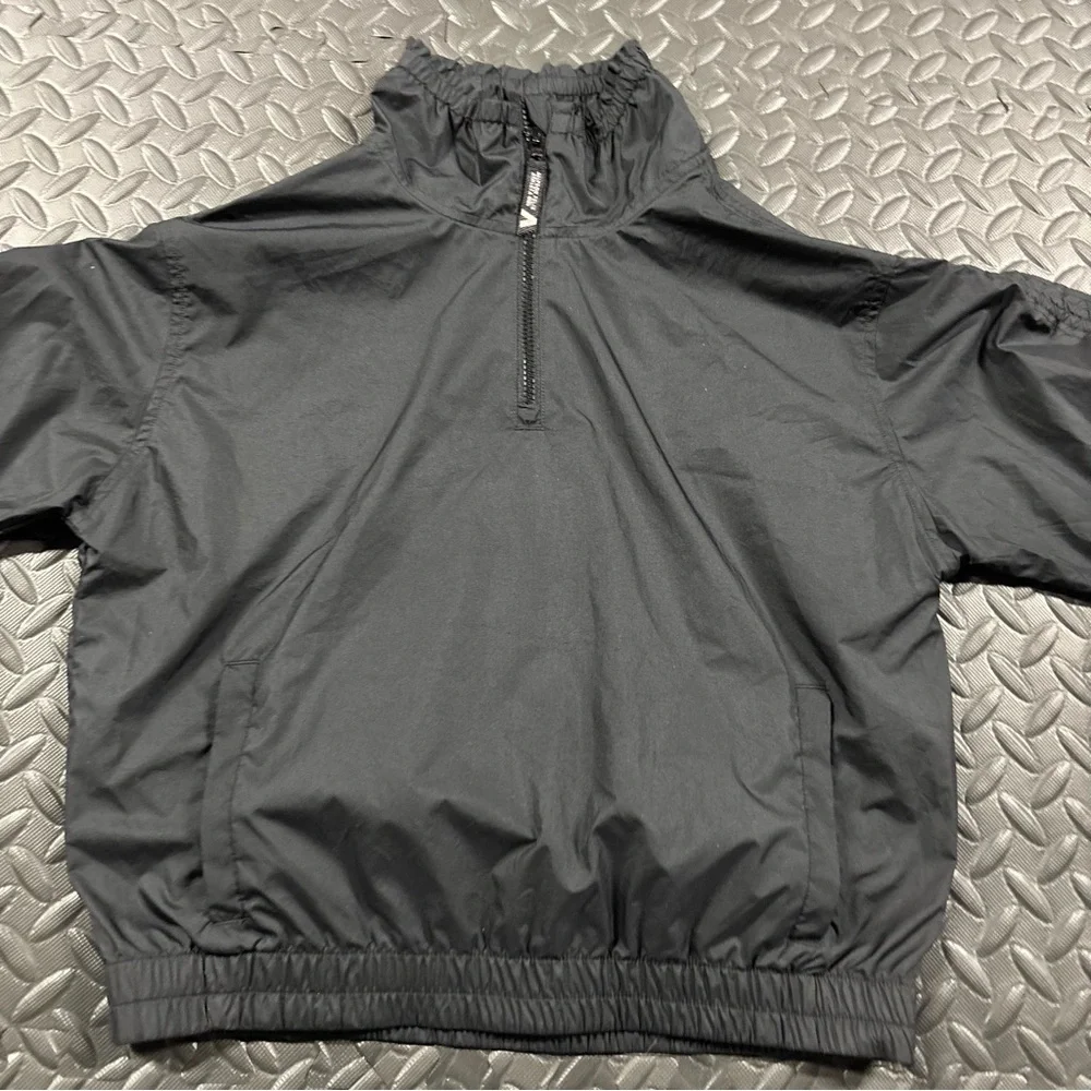 Athleta Girl Allison Felix Black Windbreaker Jacket Youth L 12